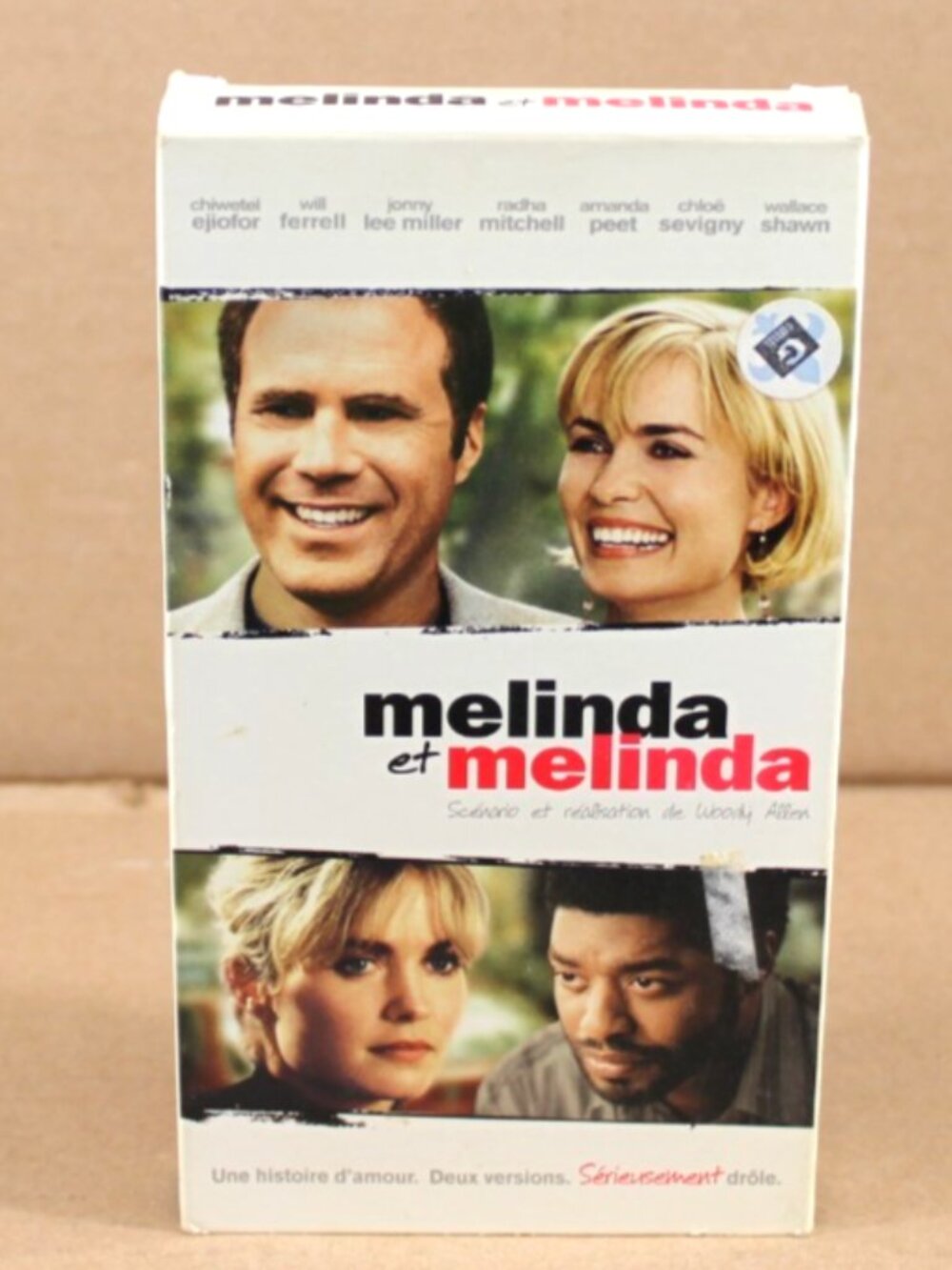 Melinda Et Melinda/ Melinda And Melinda (VHS)(French) Tested Will Ferell